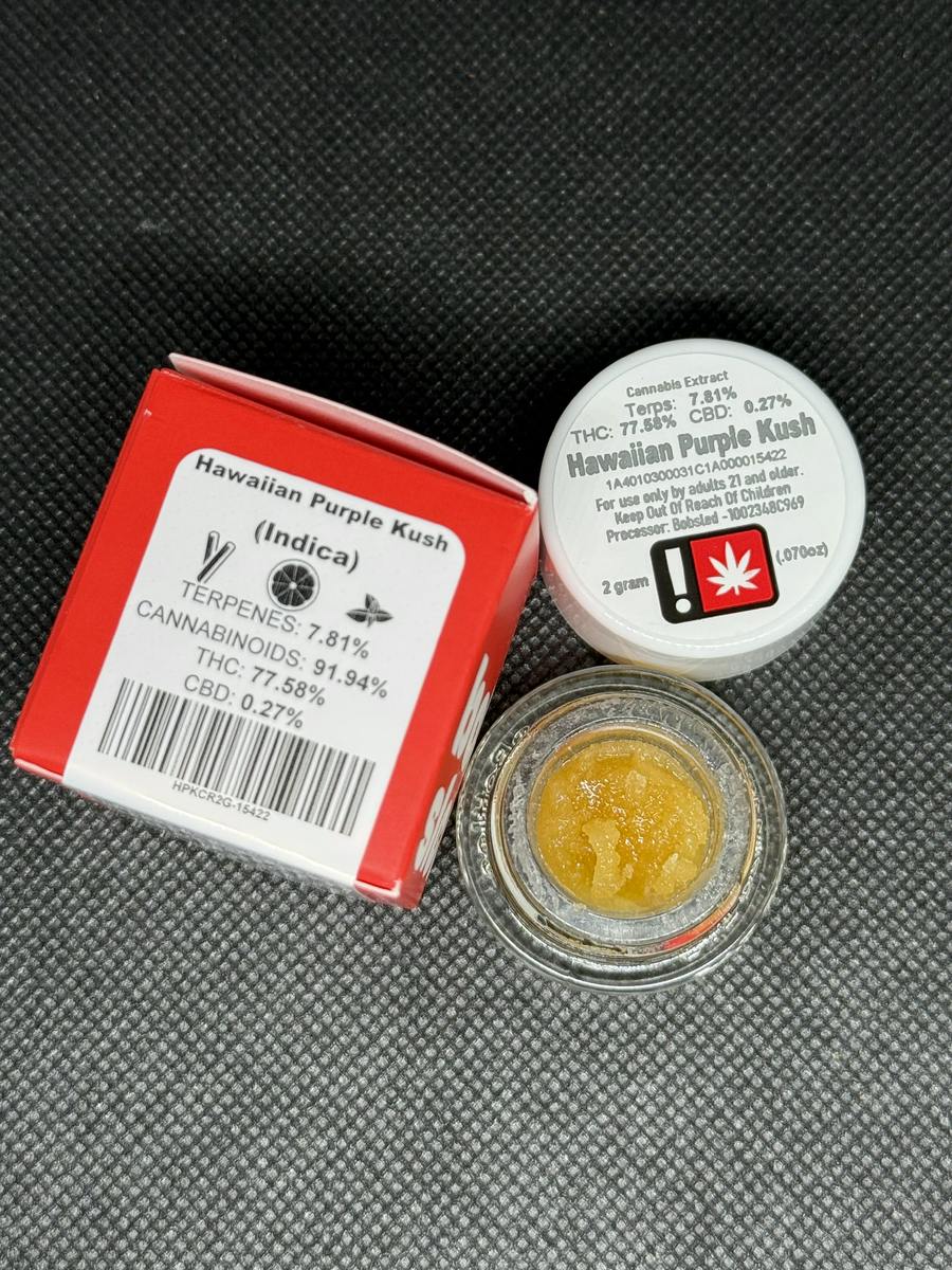 Bobsled: Hawaiian Purple Kush - Dab