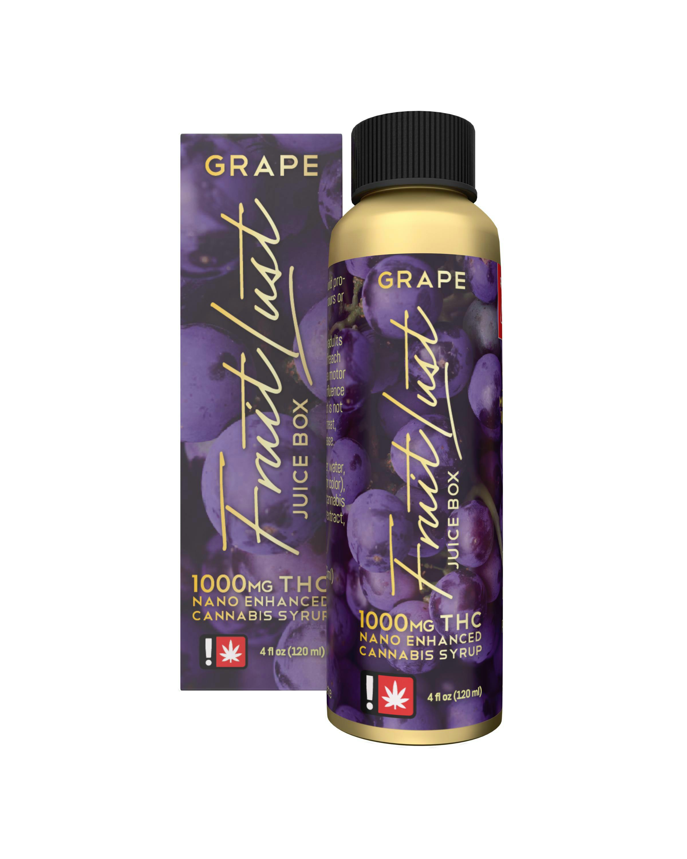 Fruit Lust - Grape Juice Box (H) - Nano Syrup 1000mg