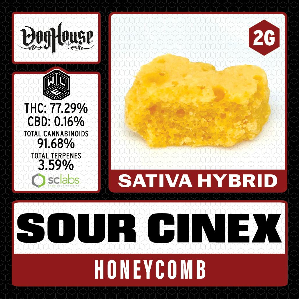WLE - 2G Sour Cinex (S) - Honeycomb Dab 2g