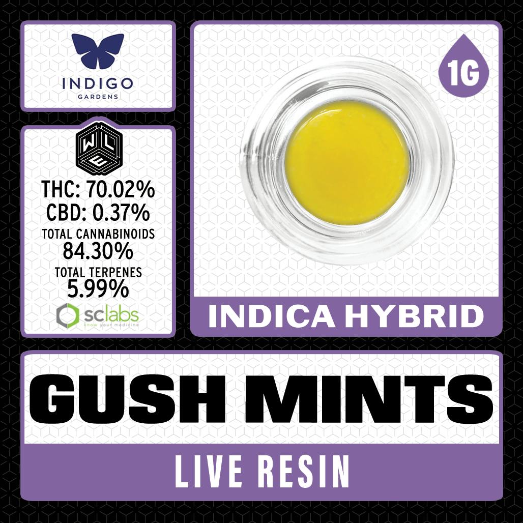 WLE - Gush Mints (I) - Live Resin Sugar Sauce 1g