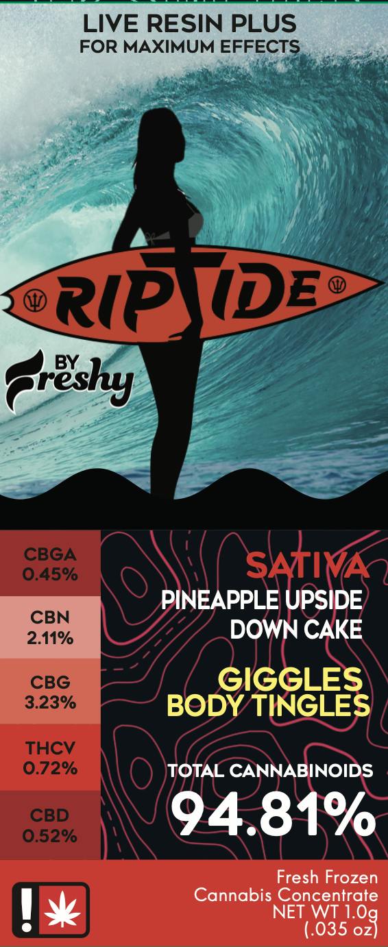 Riptide - Pineapple Upside Down Cake (S) - Live Resin Cartridge 1g