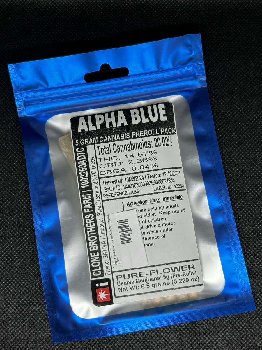 CB - Pre roll 5 pack - Alpha Blue (S)