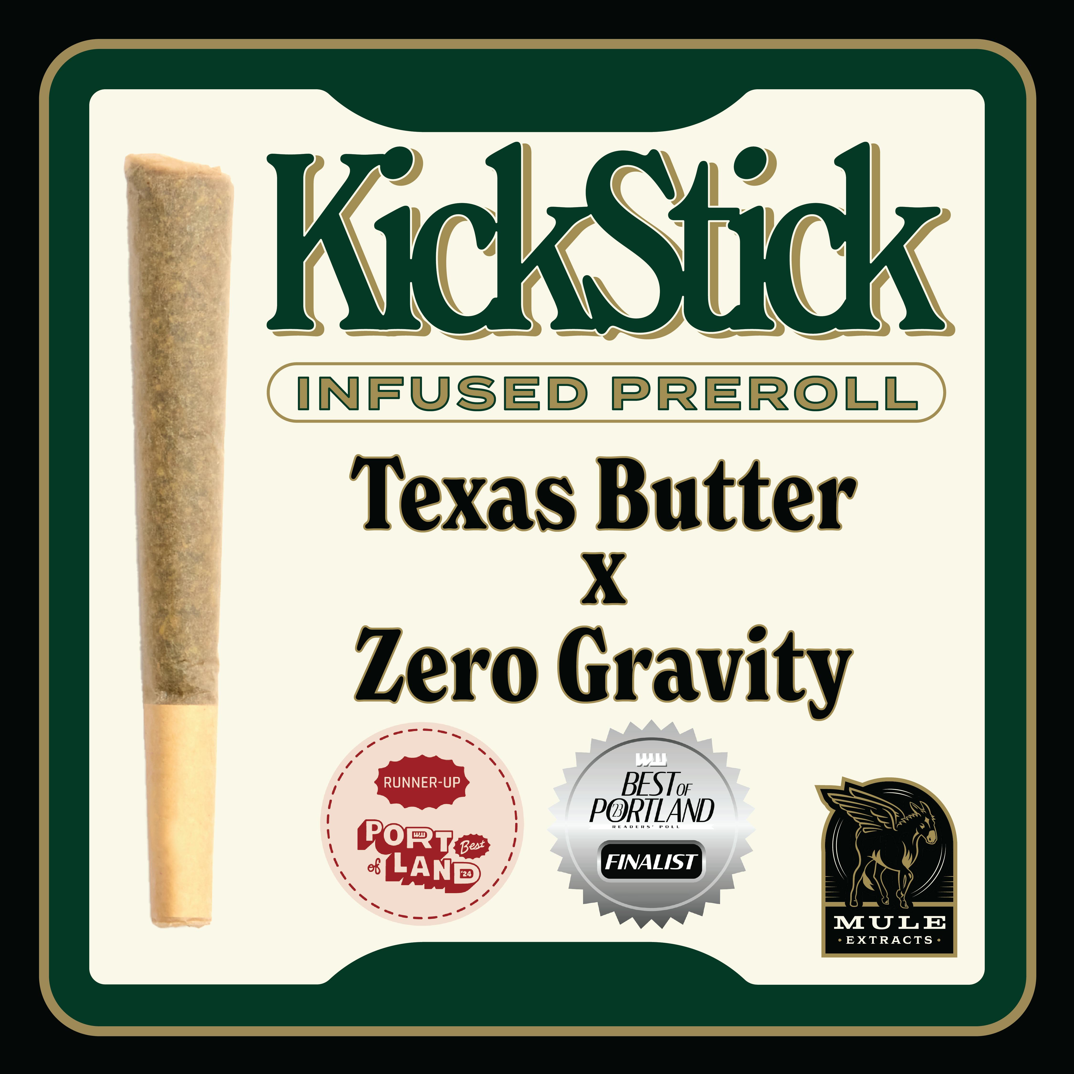 Mule Extracts - Infused Kick Stick 1g - Texas Butter/ Zero Gravity x KFC/PL (H)