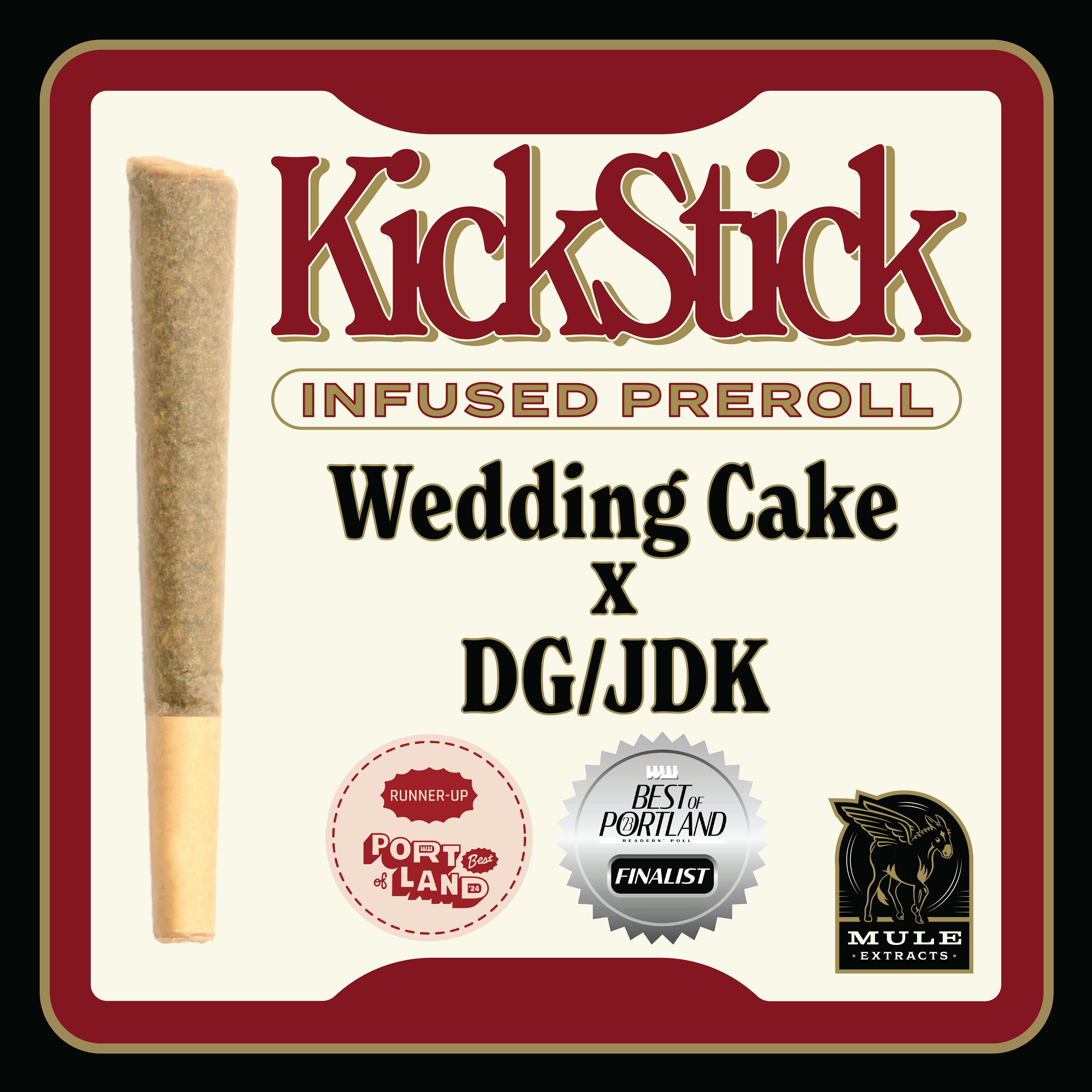 Mule Extracts - Infused Kick Stick 1g - Wedding Cake x DG/JDK (S)