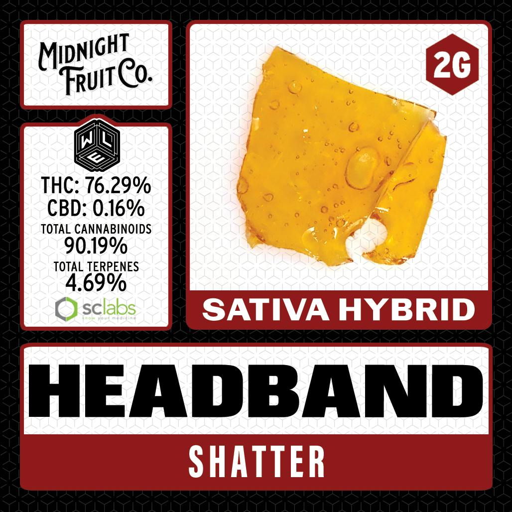 WLE - 2G Headband (S) - Shatter Dab 2g