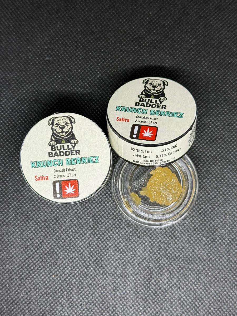 Bully Badder - 2G Krunch Berriez (S) - Cured Resin Dab 2g