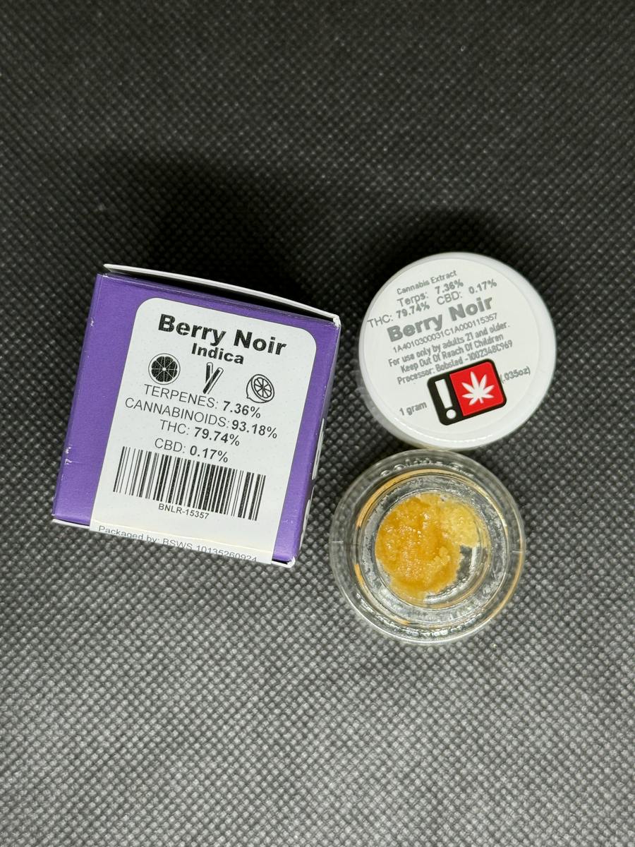 Bobsled - Berry Noir (I) - Live Resin Dab 1g