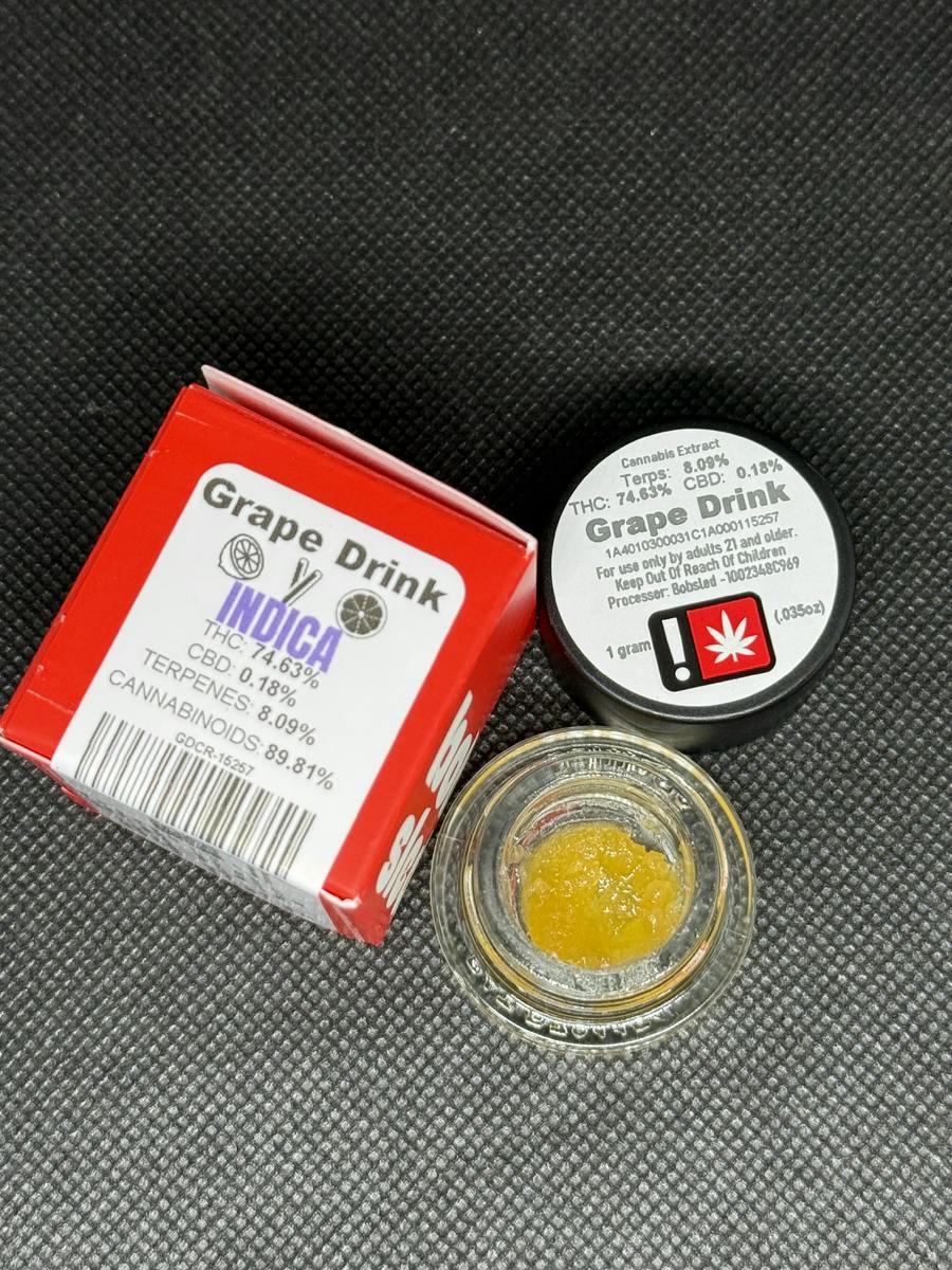 Bobsled - Grape Drink (I) - Cured Resin Dab 1g