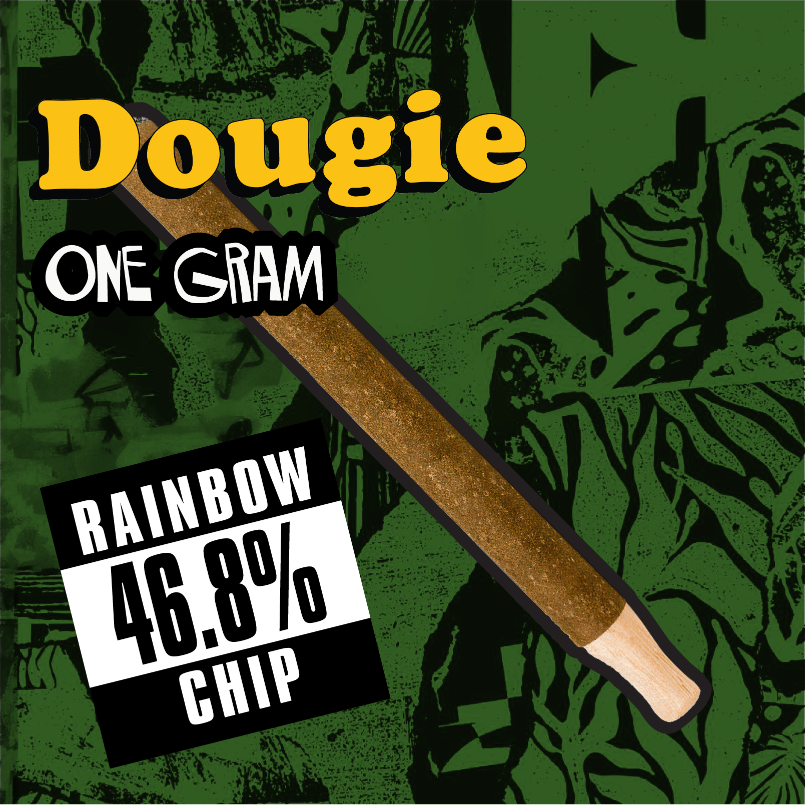 Dougie - Infused Blunt 1g - Rainbow Chip (H)