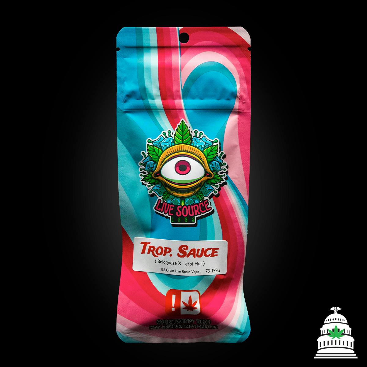 Trop Sauce - 0.5g Live Source Rosin Disposable