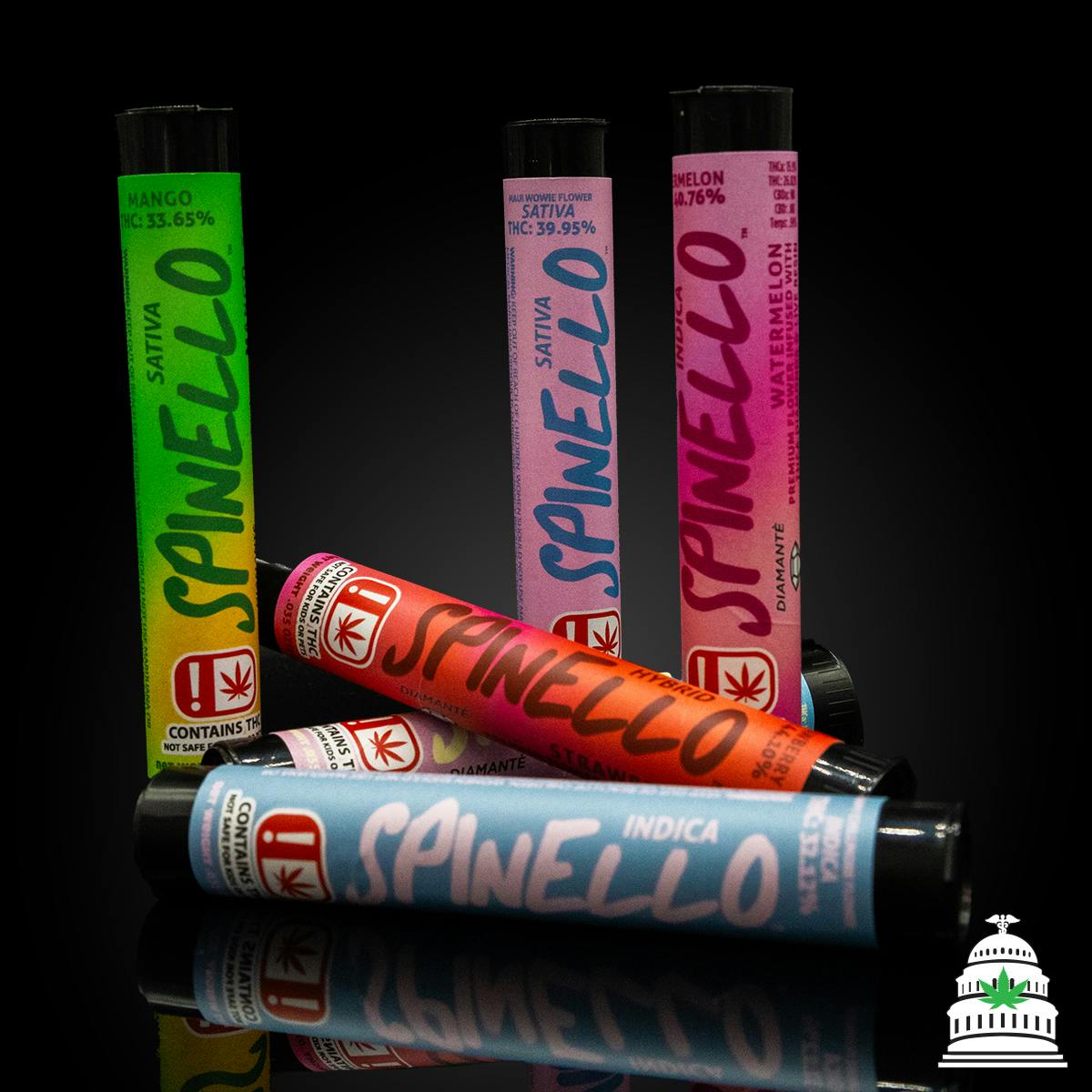 Indica - 1g Spinello Canna Infused Preroll