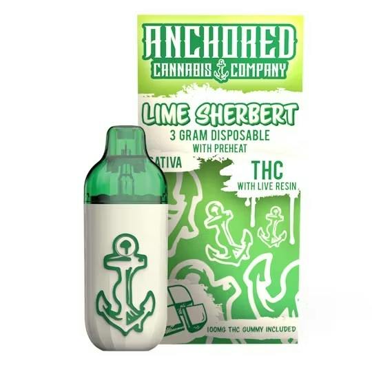 Lime Sherbert - 3g Anchored Disposable