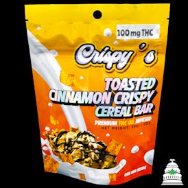 Toasted Cinnamon - 100mg Crispys Cereal Bar