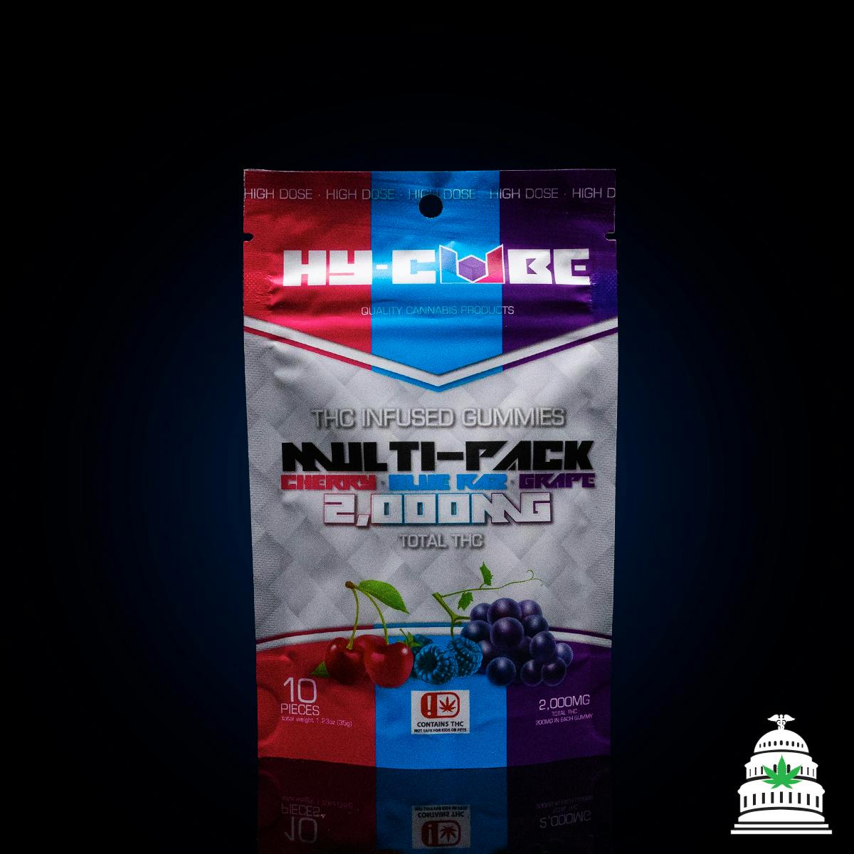 Multi Pack - 2000mg Hy Cube Gummies