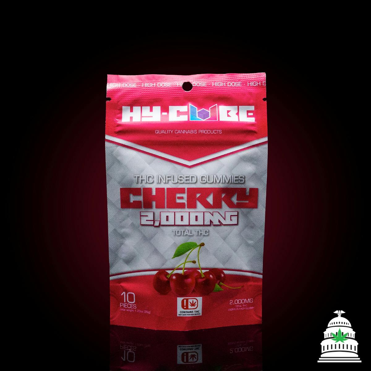 Cherry - 2000mg Hy Cube Gummies
