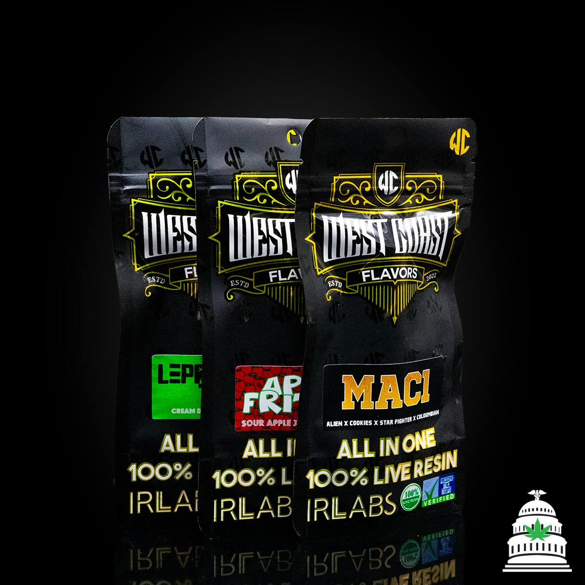 West Coast Flavors | Bermuda Punch | Live Resin Disposable | 1g by West Coast Flavors