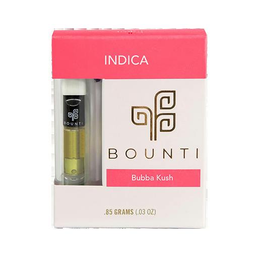 Bounti BTE Bubba Kush (I) Vape Cartridge