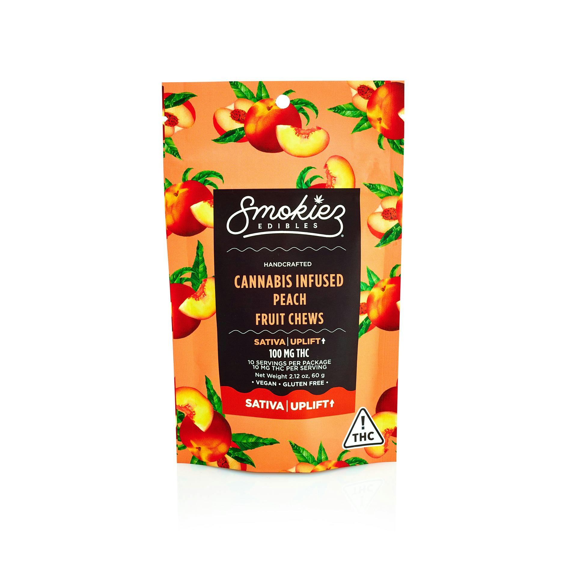 Smokiez Peach (S) Fruit Chews 10pk