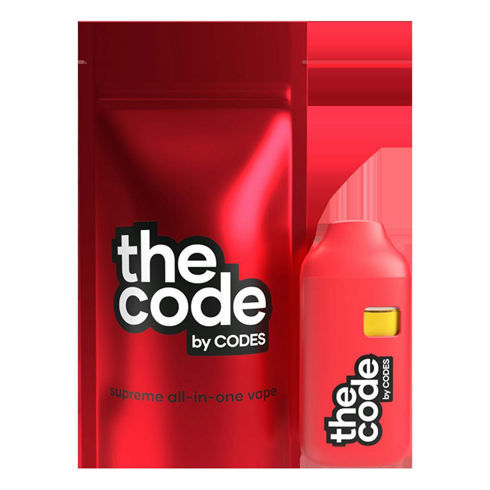 Codes: Vape | The Code Vape | Peach Parfait | All-in-One | 1g