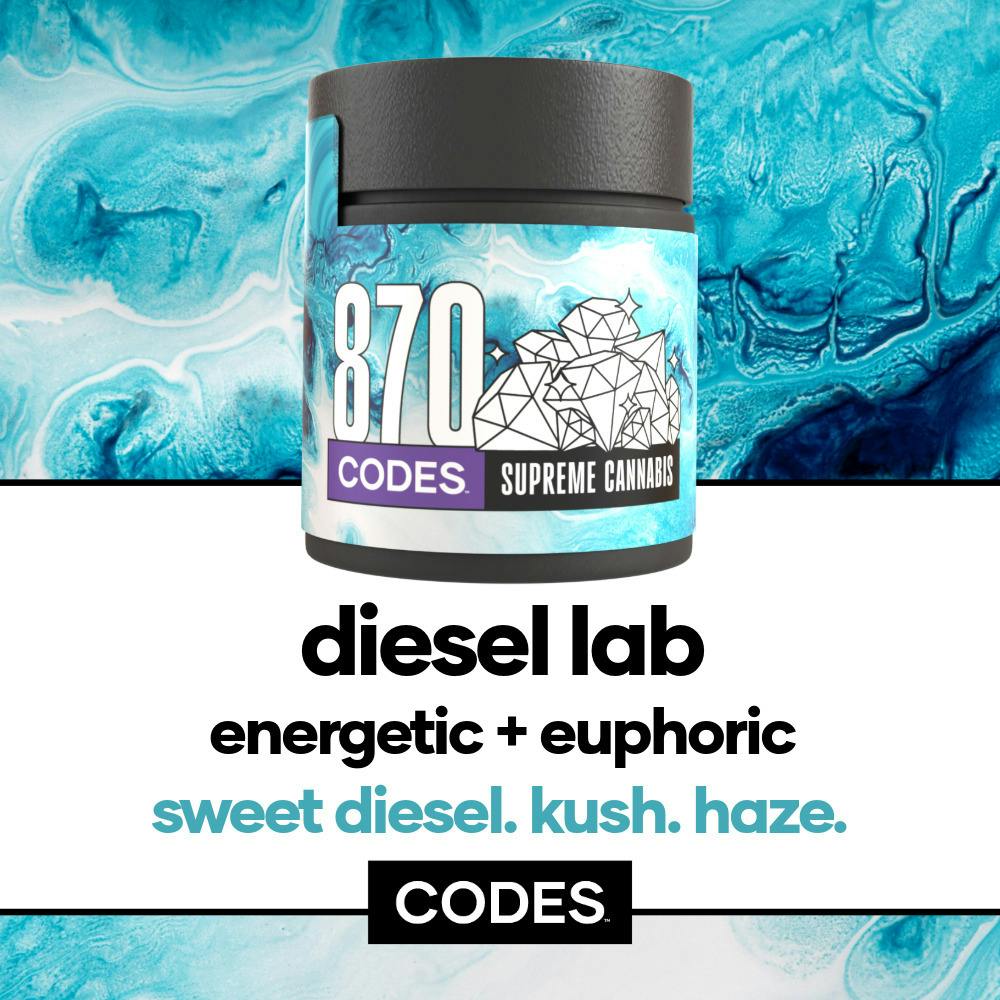 CODES: Flower | Diesel Lab | 3.5g