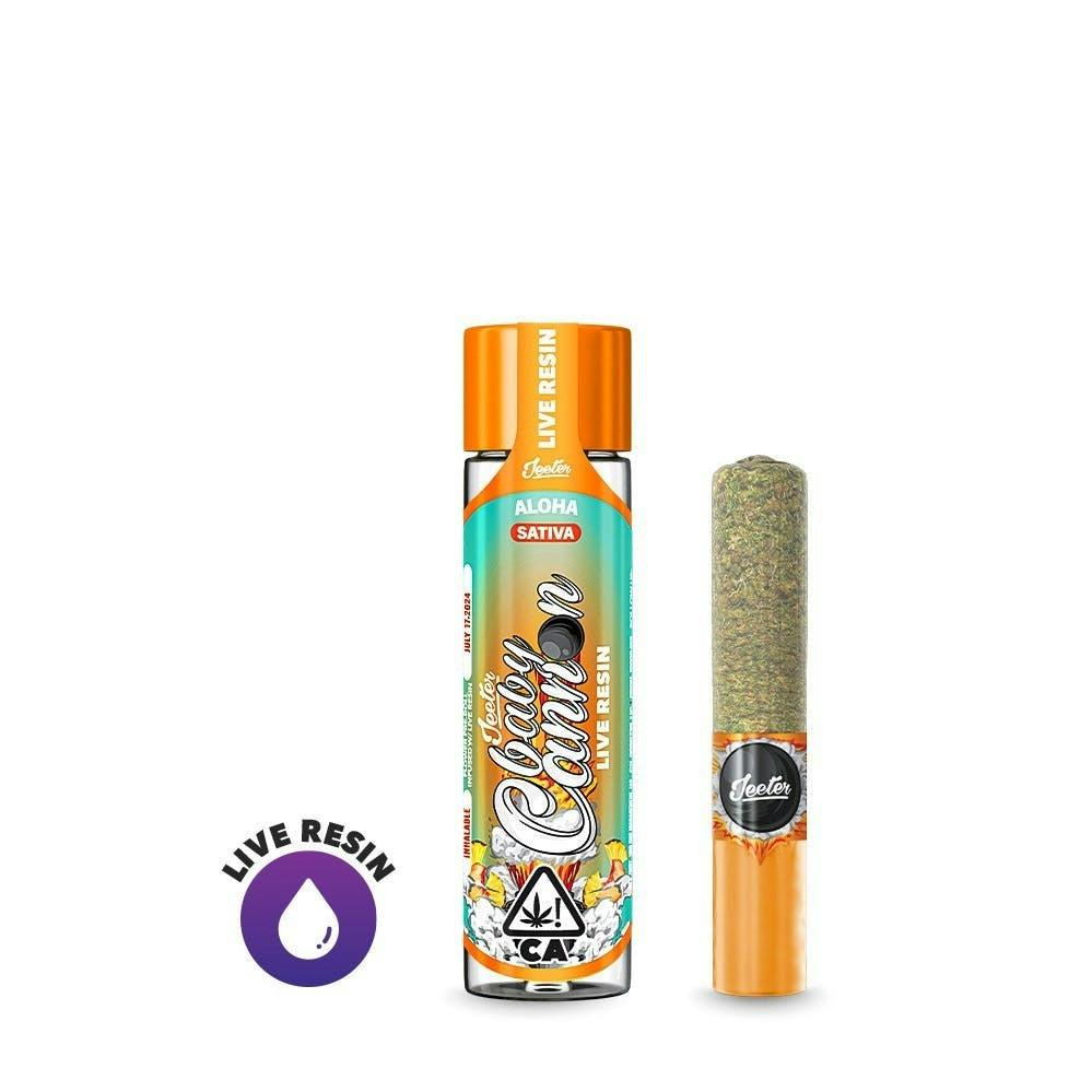 Jeeter Baby Cannon Dosi Mango Live Resin Infused Pre-Roll