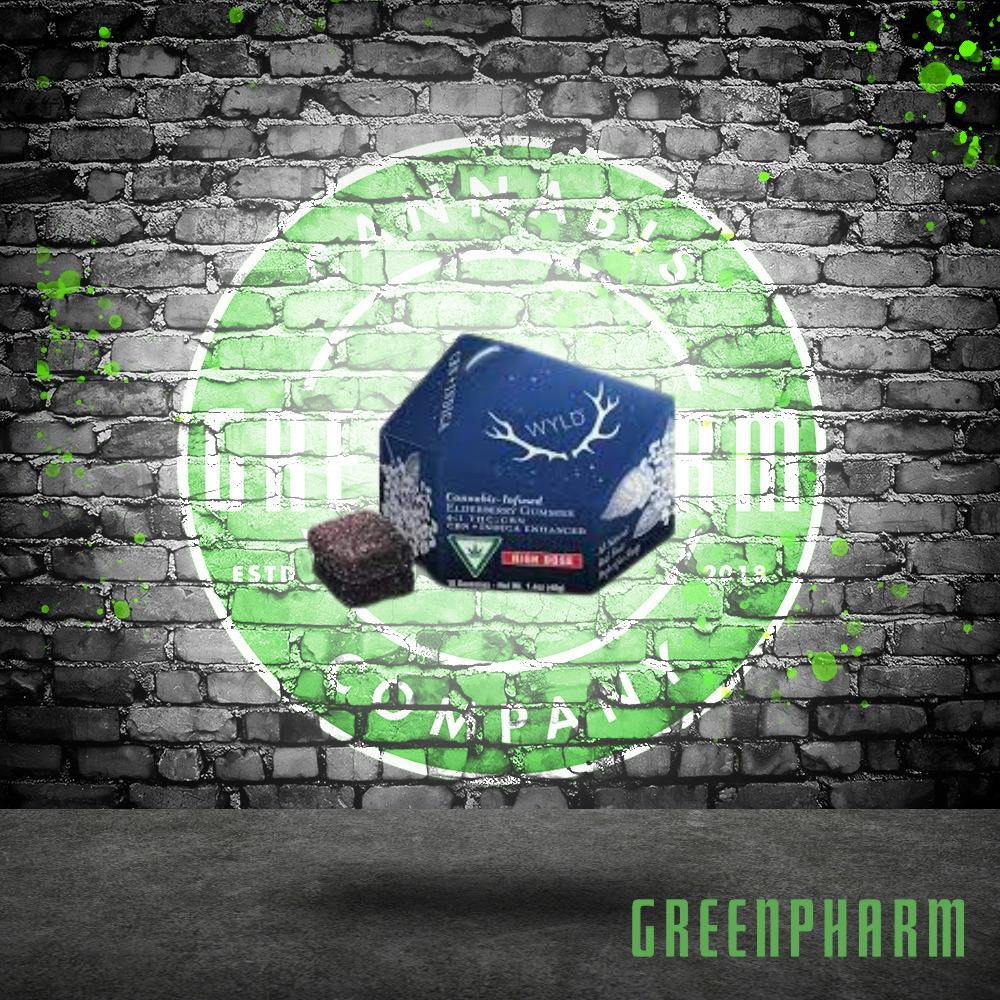 WYLD | 200MG THC : 50MG CBN Gummies | Elderberry