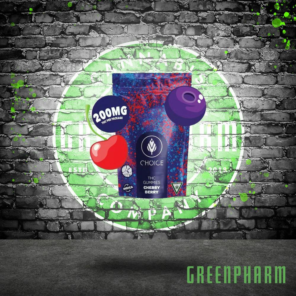 Choice | 200MG Gummies | Cherry Berry