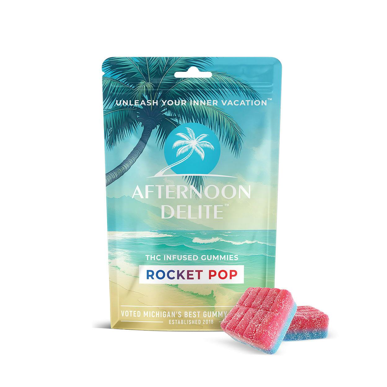 Afternoon Delite | 200MG Gummies | Rocket Pop