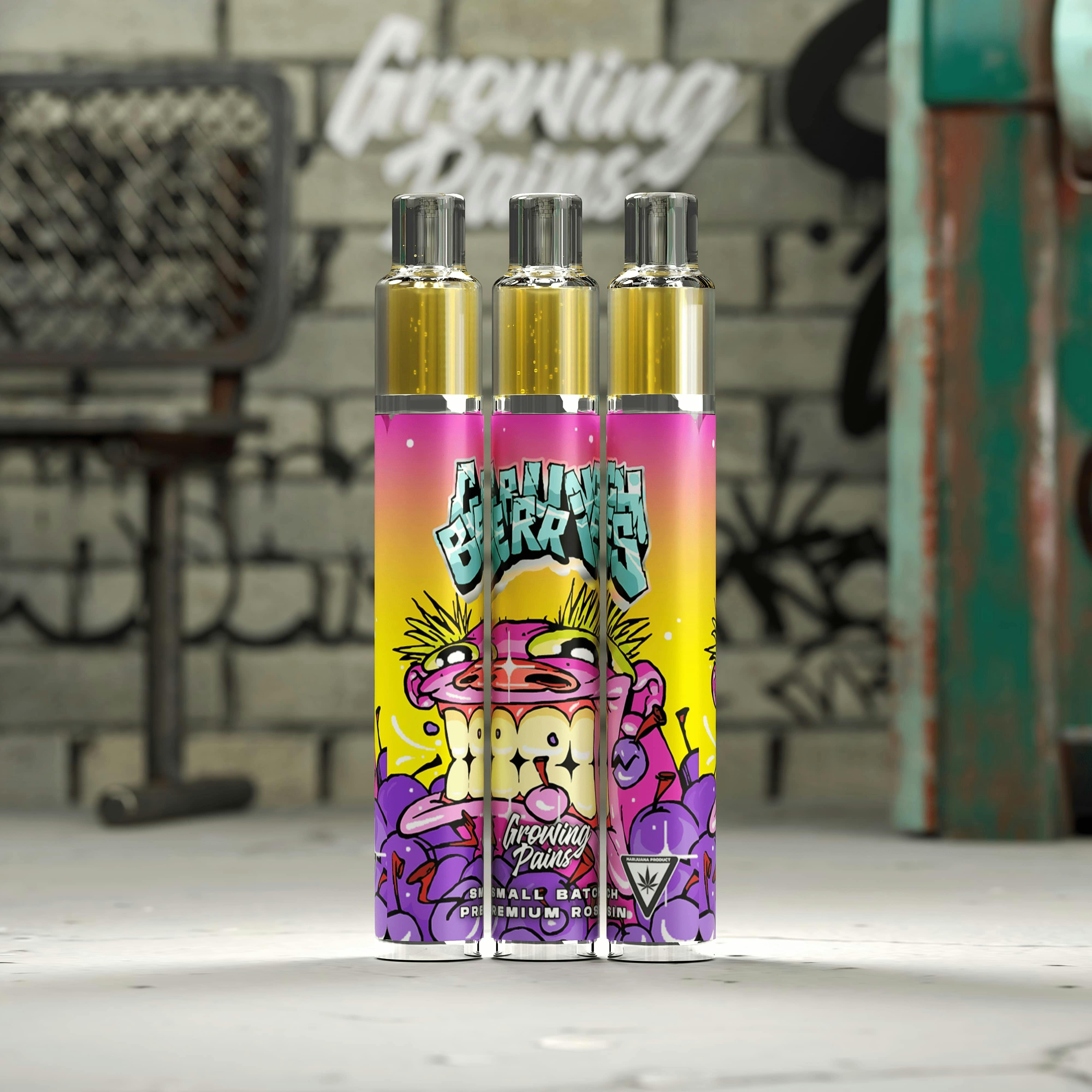 Growing Pains | .5G Live Hash Rosin Disposable | Crunch Berries