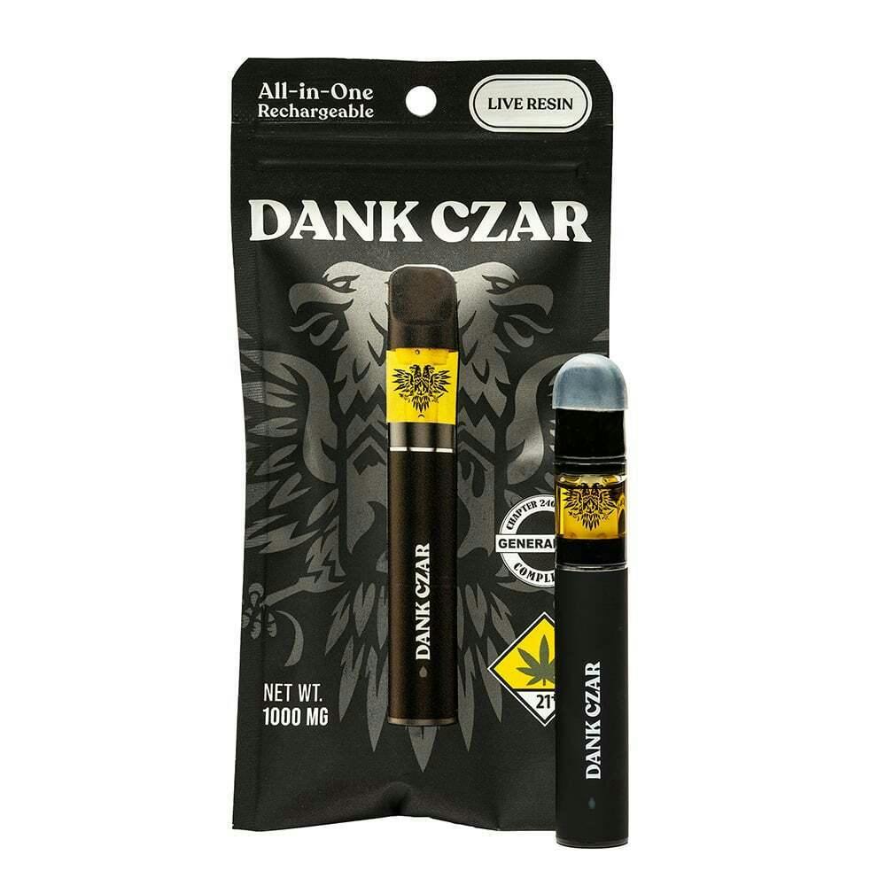 GDP [1000mg] | Dank Czar - Live Resin Silver Disposable