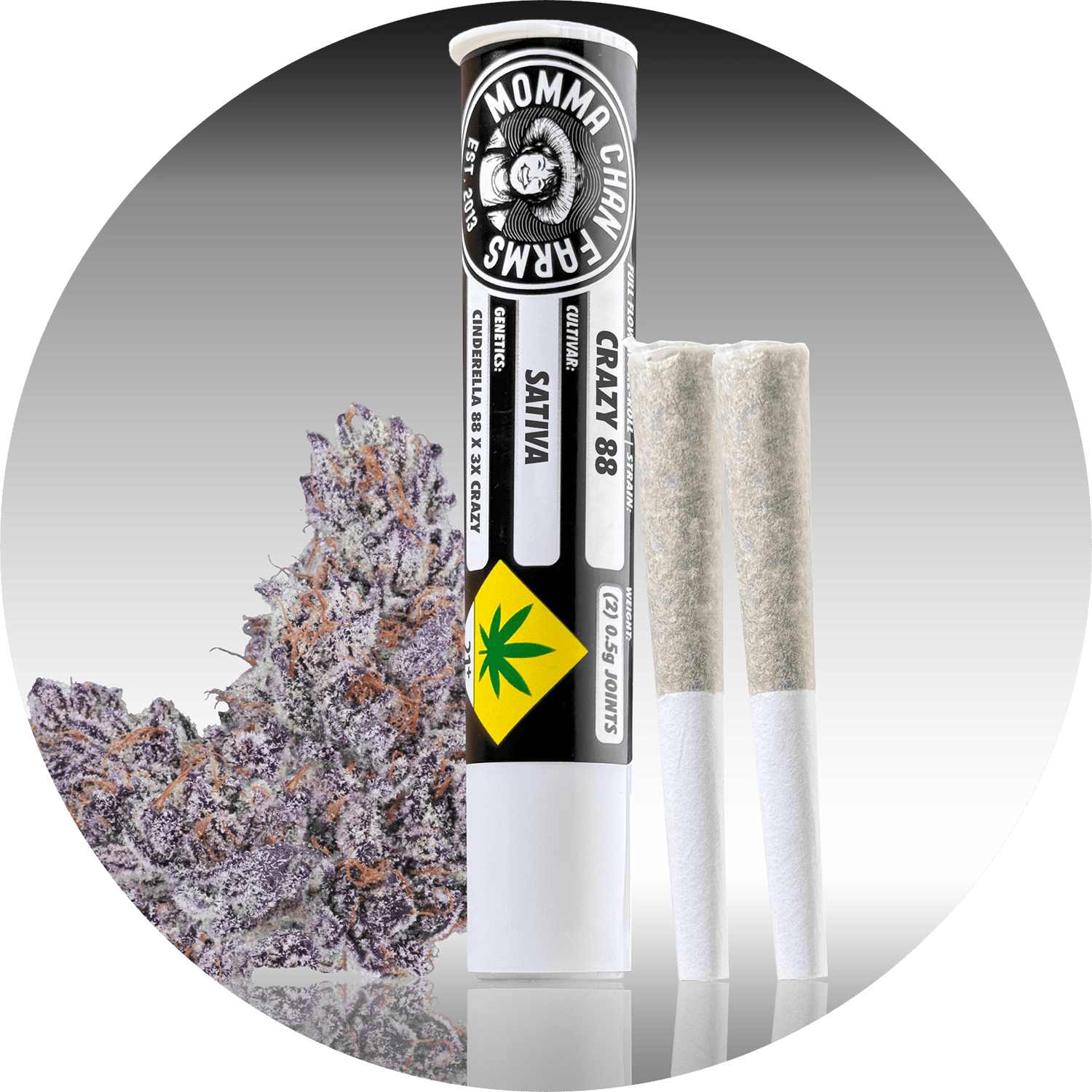 Crazy 88 [.5g] | Momma Chan - 2 Pack Pre Roll