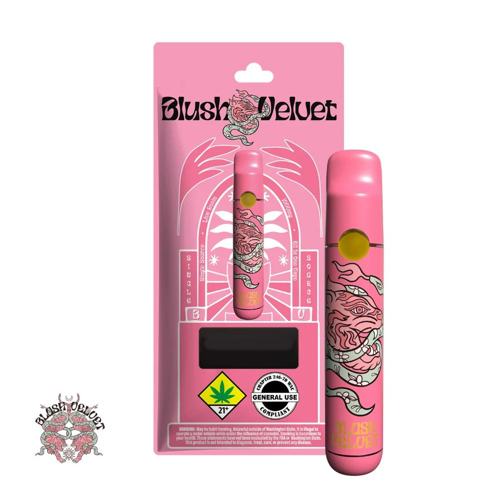 Galaxy Gas [1000mg] | Blush Velvet - Blush Velvet Rosin Disposable