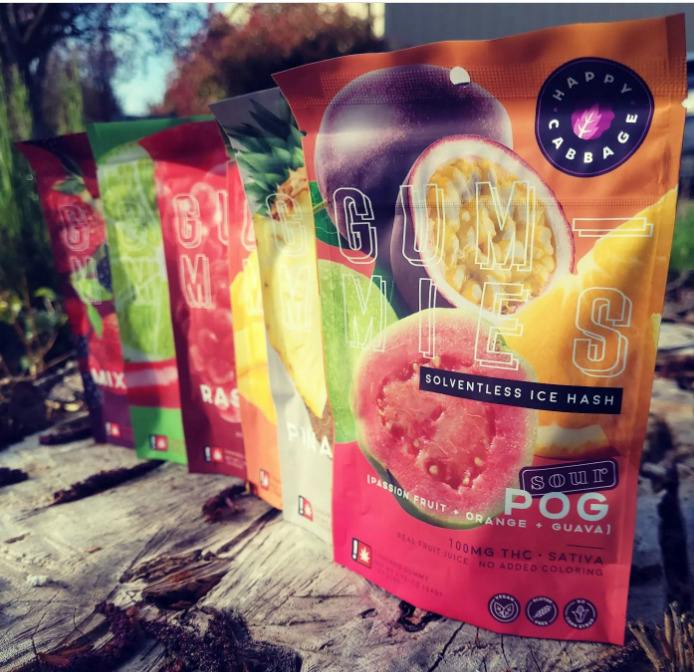 1:1 Strawberry Serenity [10pk] (100mg CBD/100mg THC) | Happy Cabbage Farms - BLOX Gummy