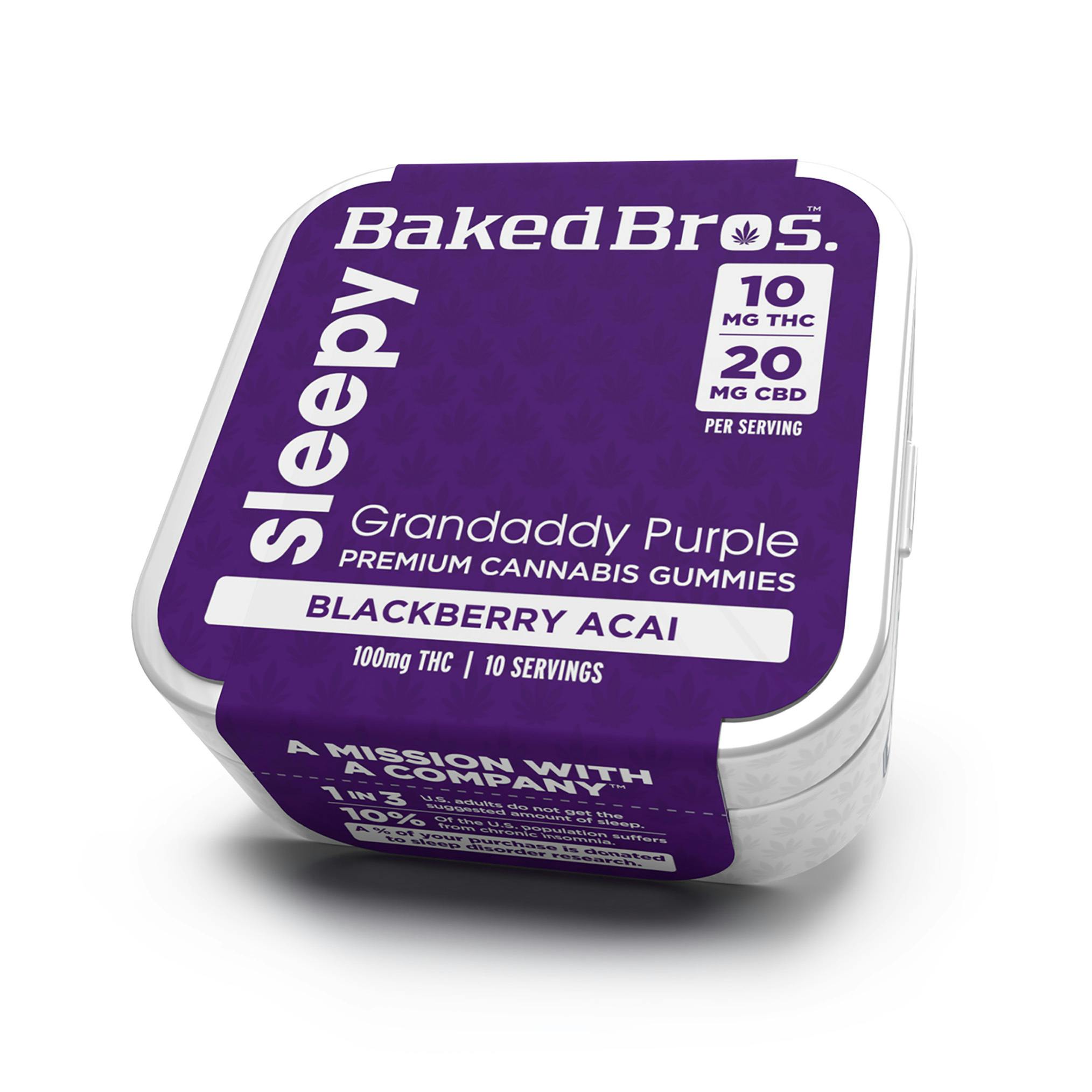 Blackberry Acai Sleepy Gummies   10pk
