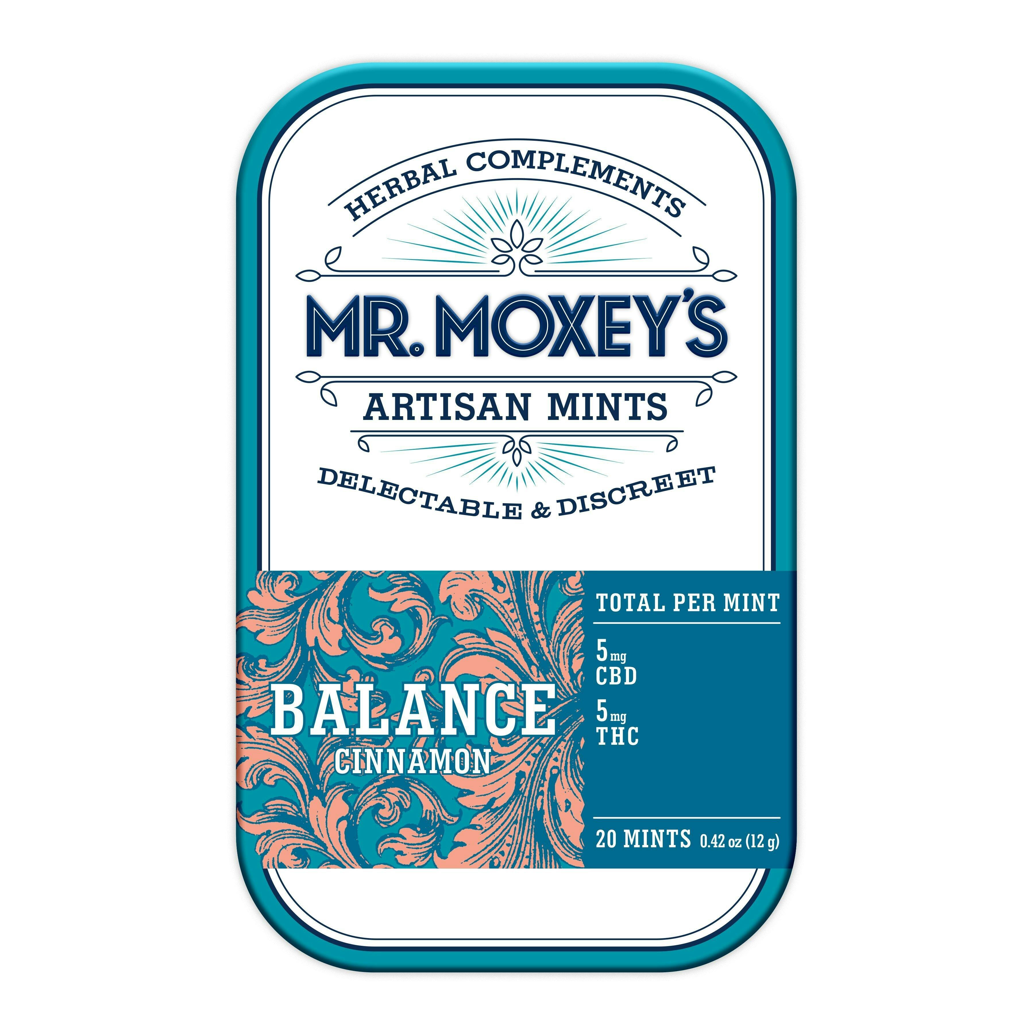 Balance 1:1 CBD Cinnamon Mints (100mg CBD/100mg THC) | Mr. Moxey's - Mints