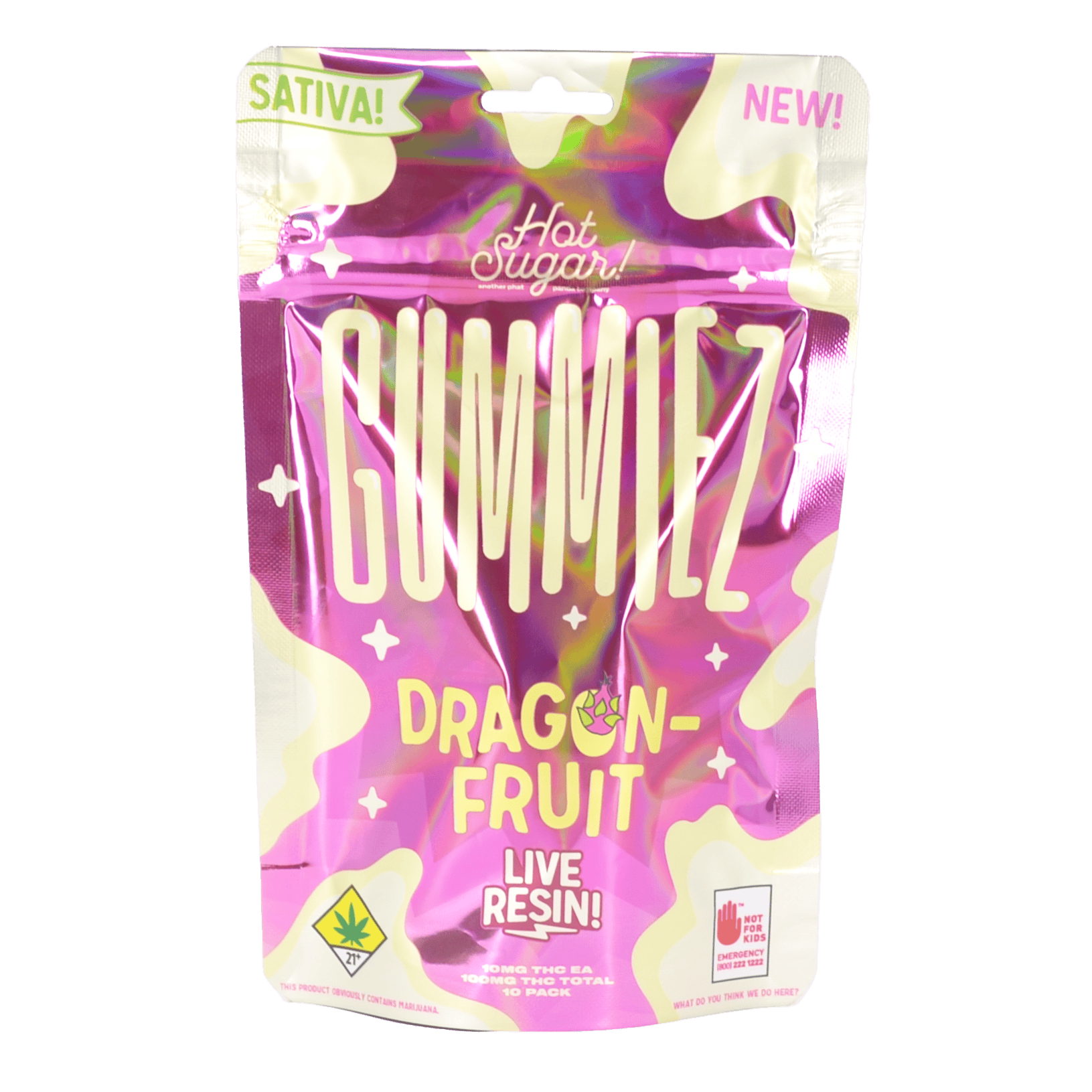 Dragon Fruit - Sativa [10pk] (100mg)