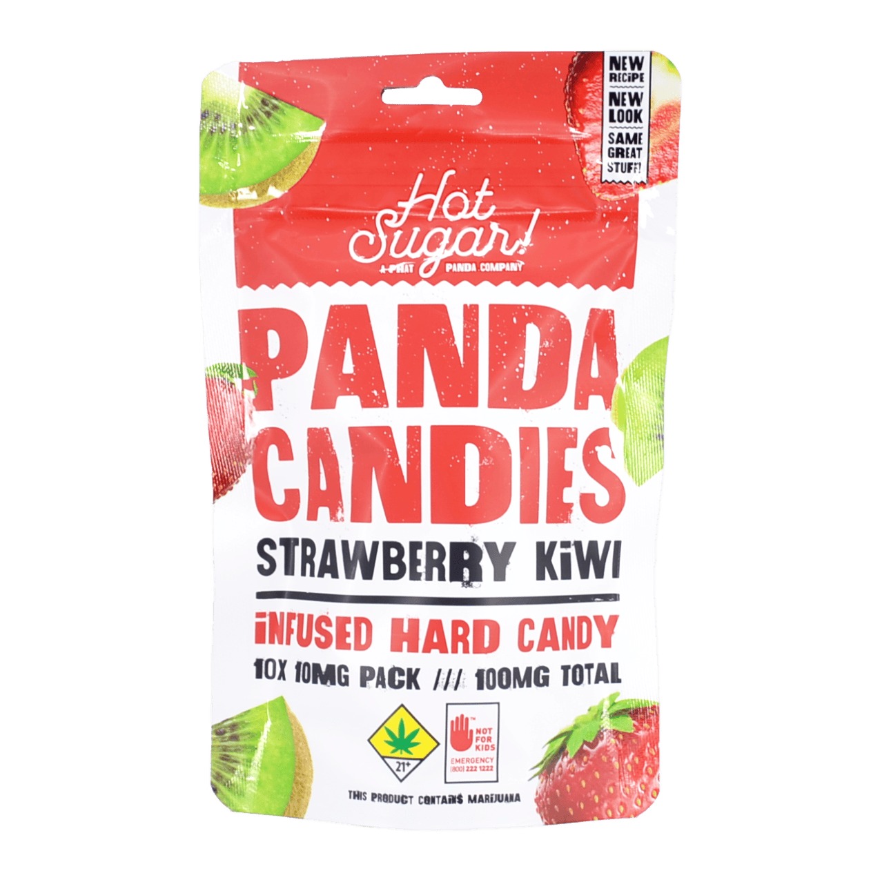 Strawberry Kiwi [10pk] (100mg) | Hot Sugar - Panda Candies