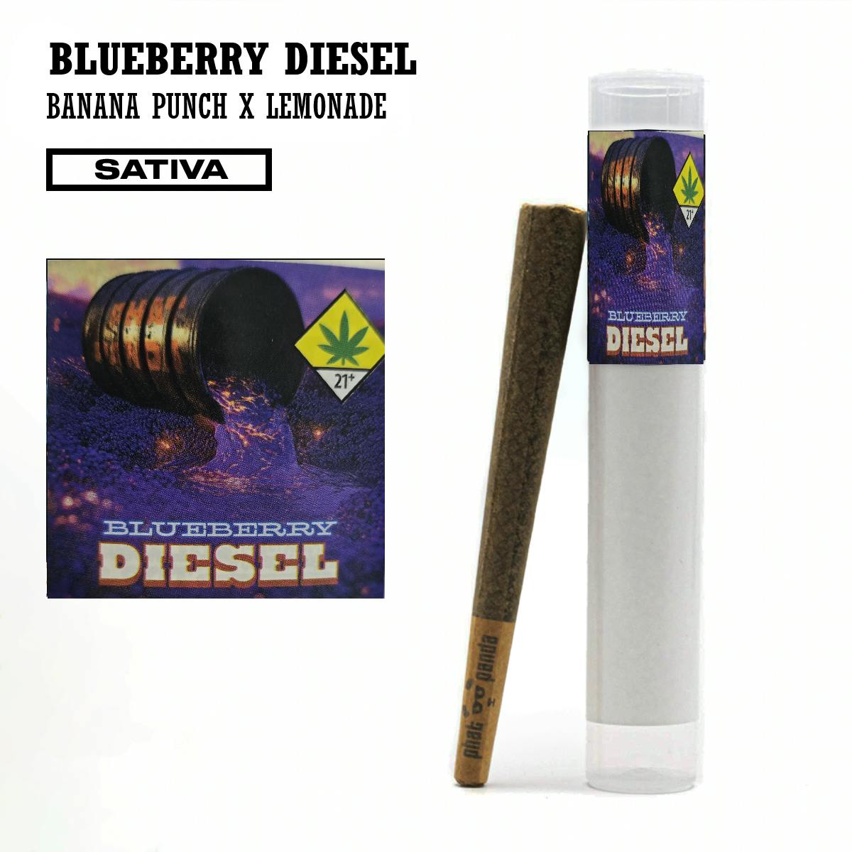 Blueberry Diesel [1g] | Phat Panda - Core Pre Roll