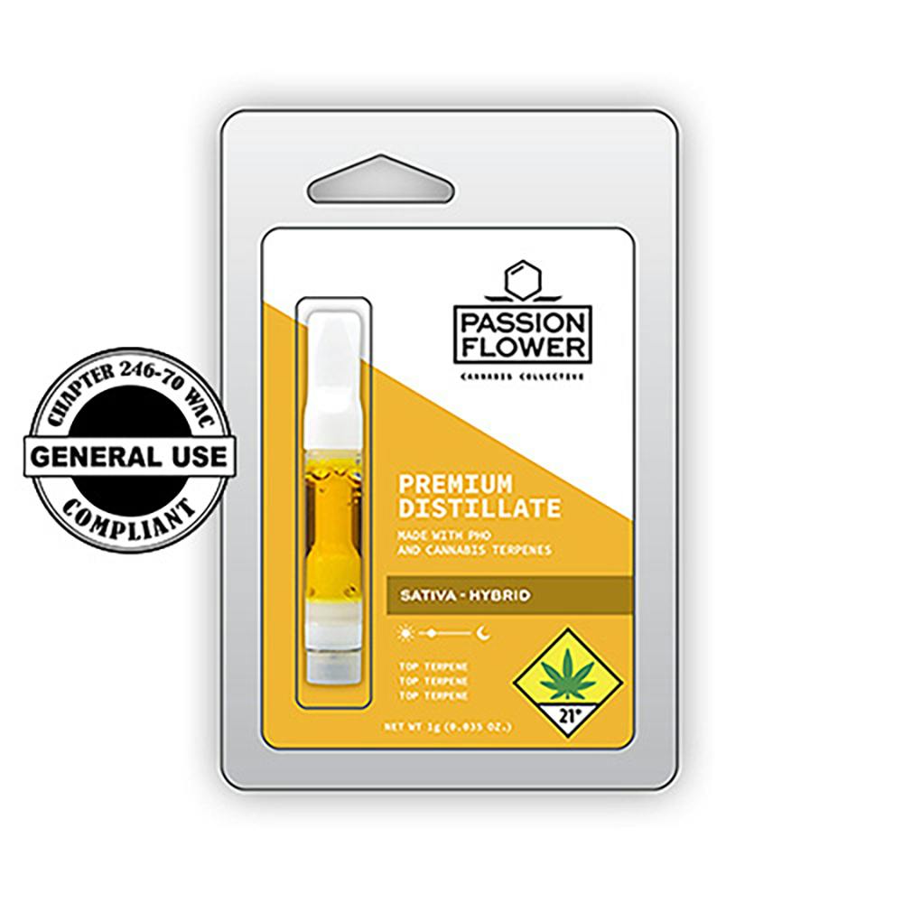 Dutch Treat + CBC 1g | Passion Flower - Distillate Vape Cartridge