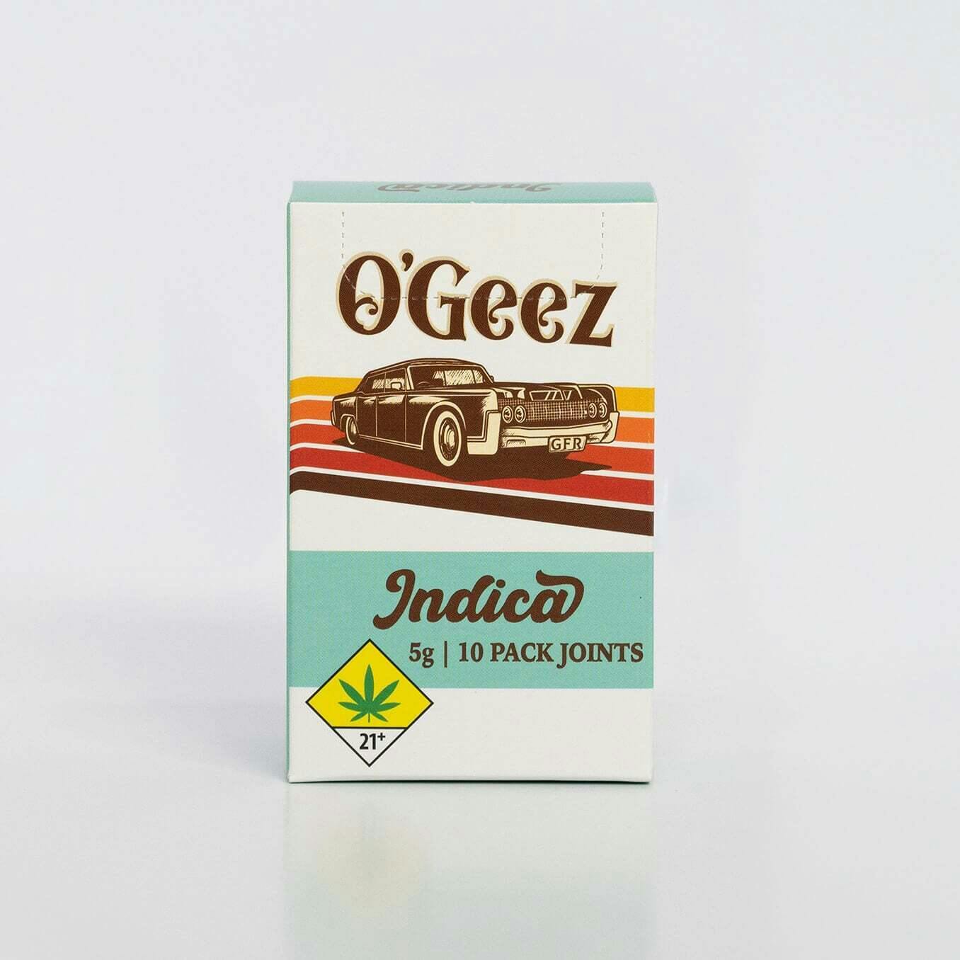 Durban Poison [.5g] | O'Geez - 10 Pack Pre Rolls