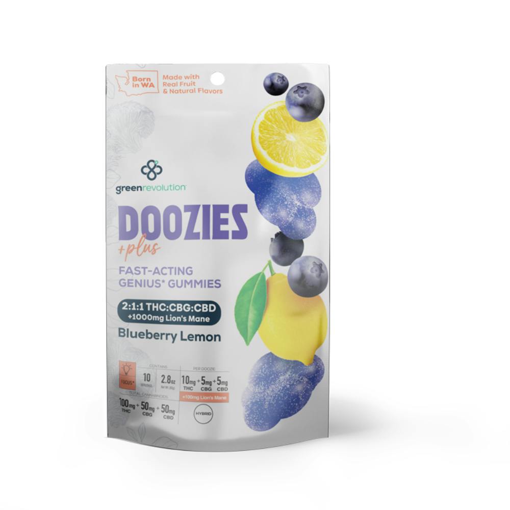 2:1:1 Strawberry Pineapple w/ Maca [10pk] (50mg THC/50mg CBG/50mg CBC/1000mg Maca) | Green Revolu...