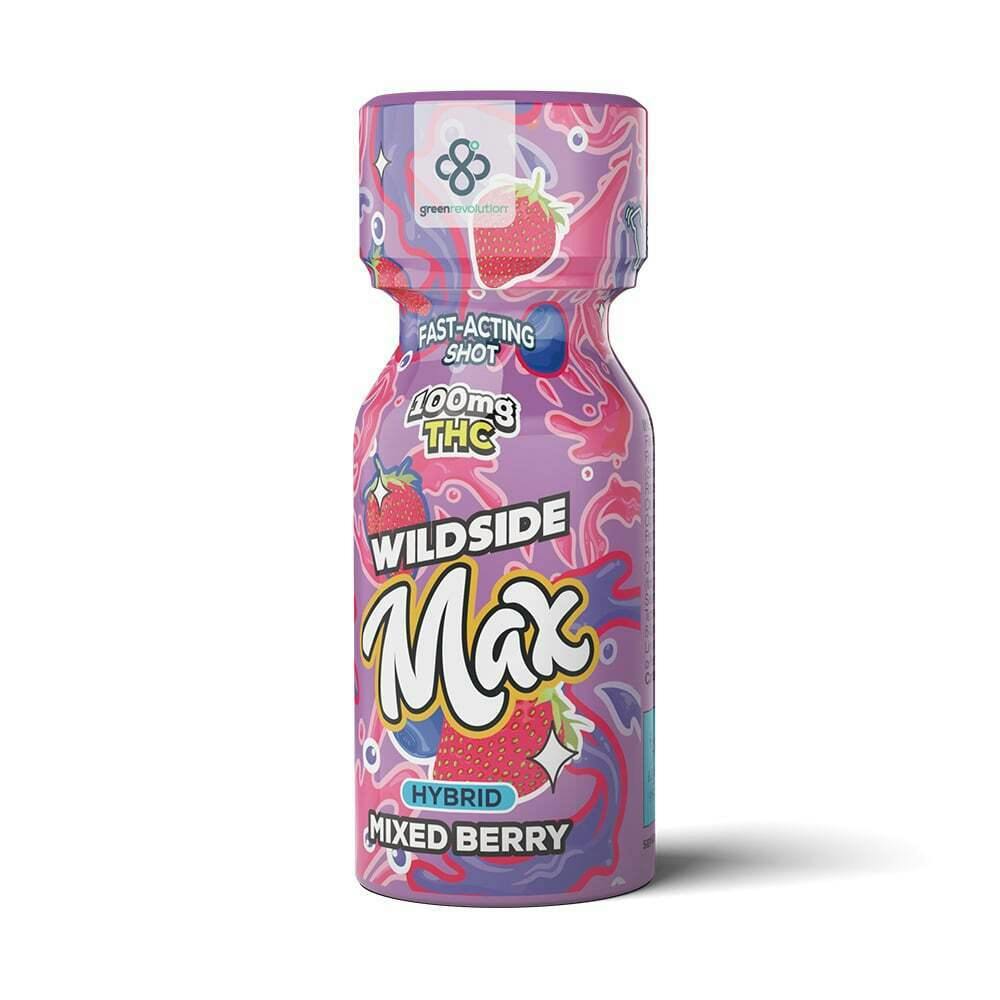 Mixed Berry - THC Elevate [2oz] (100mg) | Green Revolution - Wildside Shot MAX