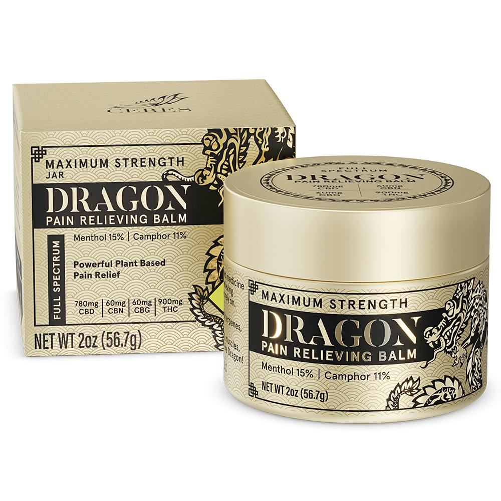 Maximum Strength [2oz] (780mg CBD/900mg THC/60mg CBN/60mg CBG) | Ceres - Dragon Balm
