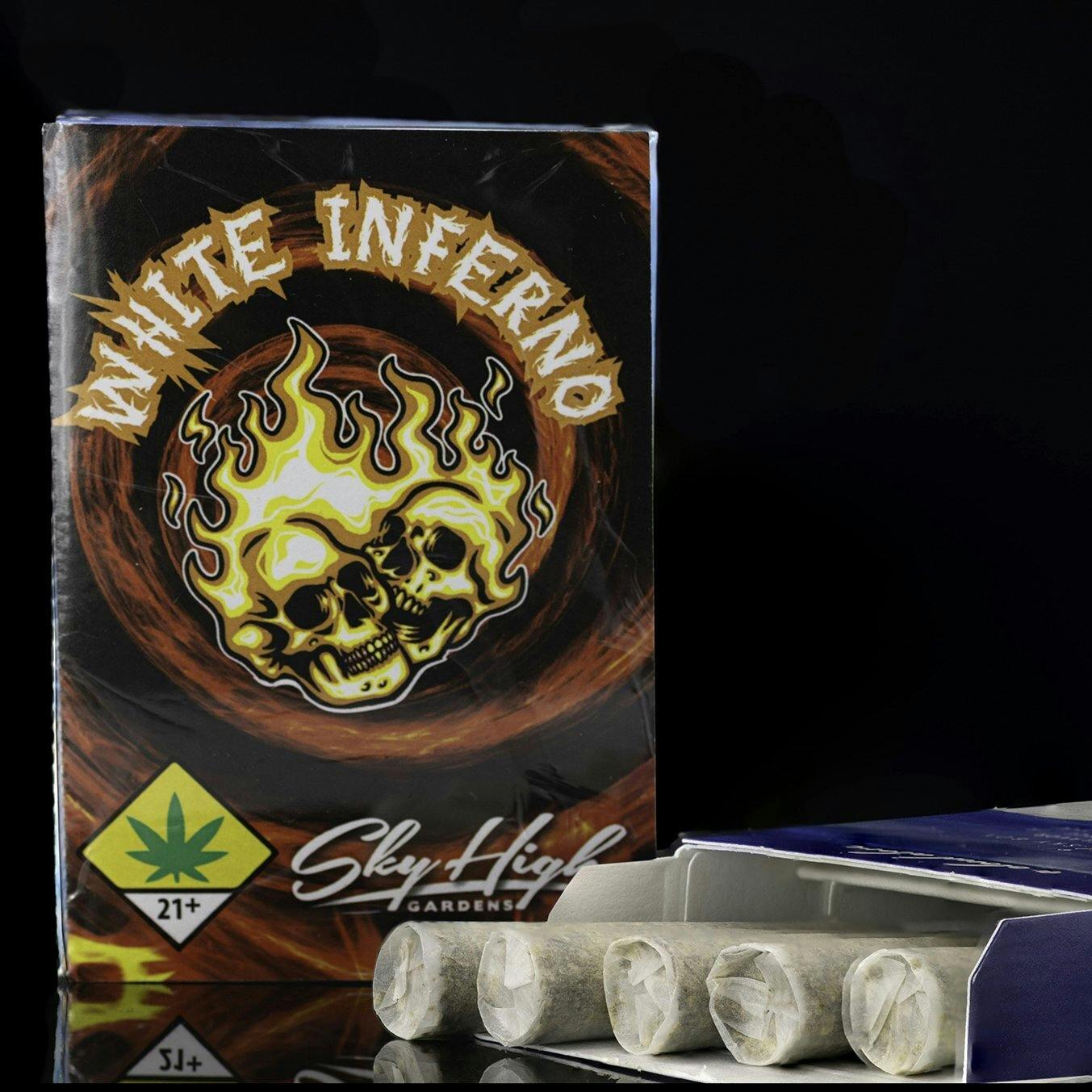 White Inferno [.6g] | Sky High Gardens - 5 Pack Pre Roll