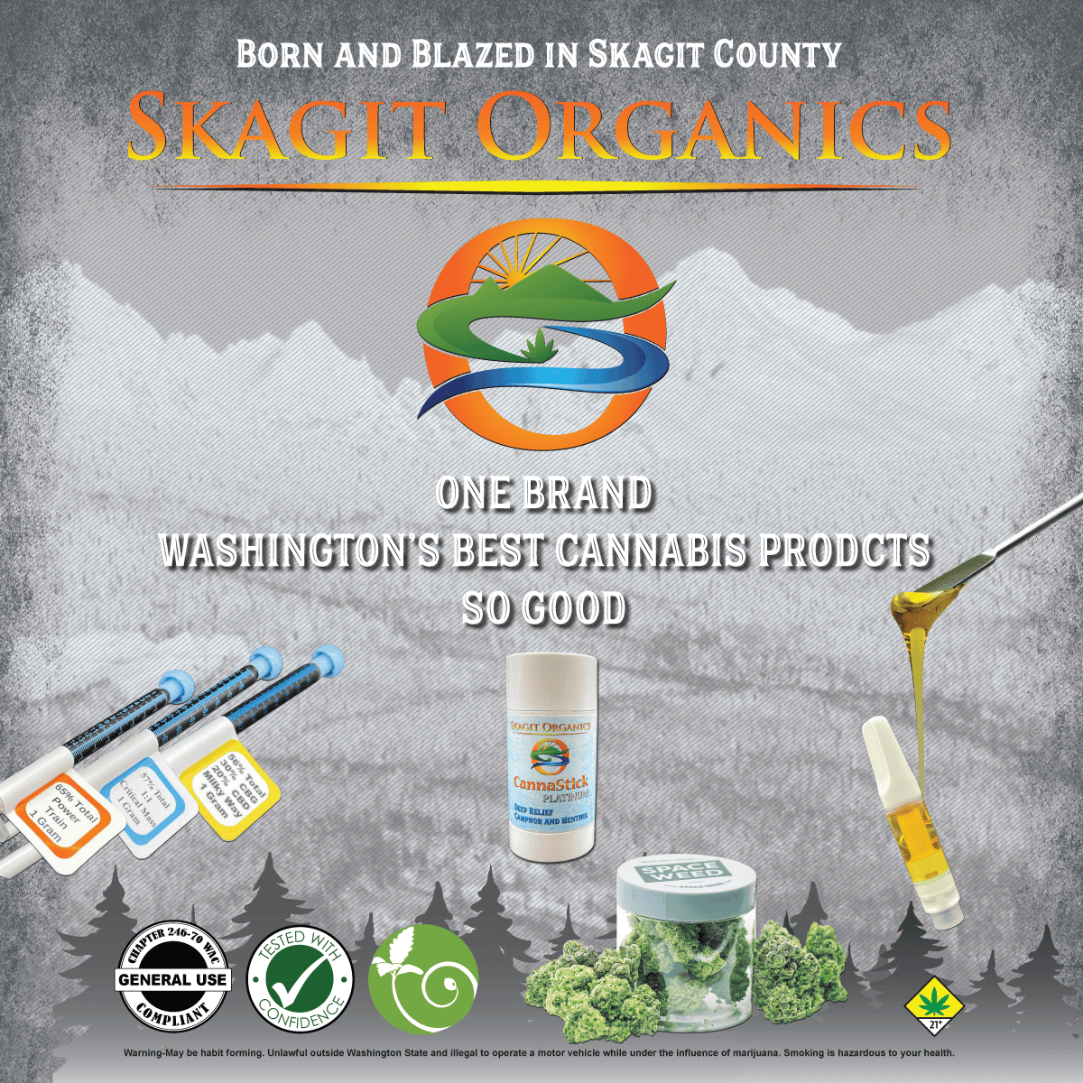 5:1 Harlequin | Skagit Organics - CBD Platinum Cartridge
