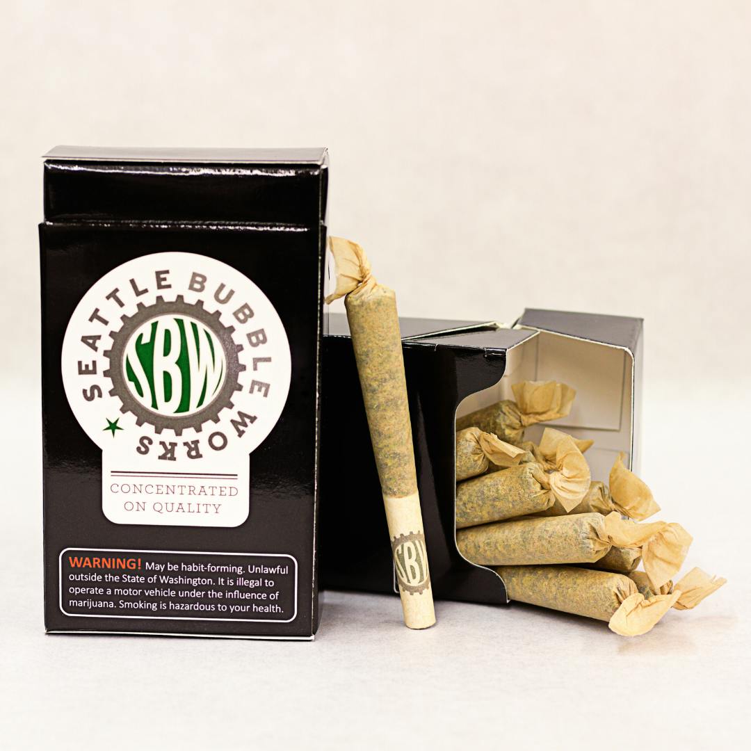 Trainwreck Hash [.5g] | Seattle Bubble Works - Infused - 10 Pack Hash Joint