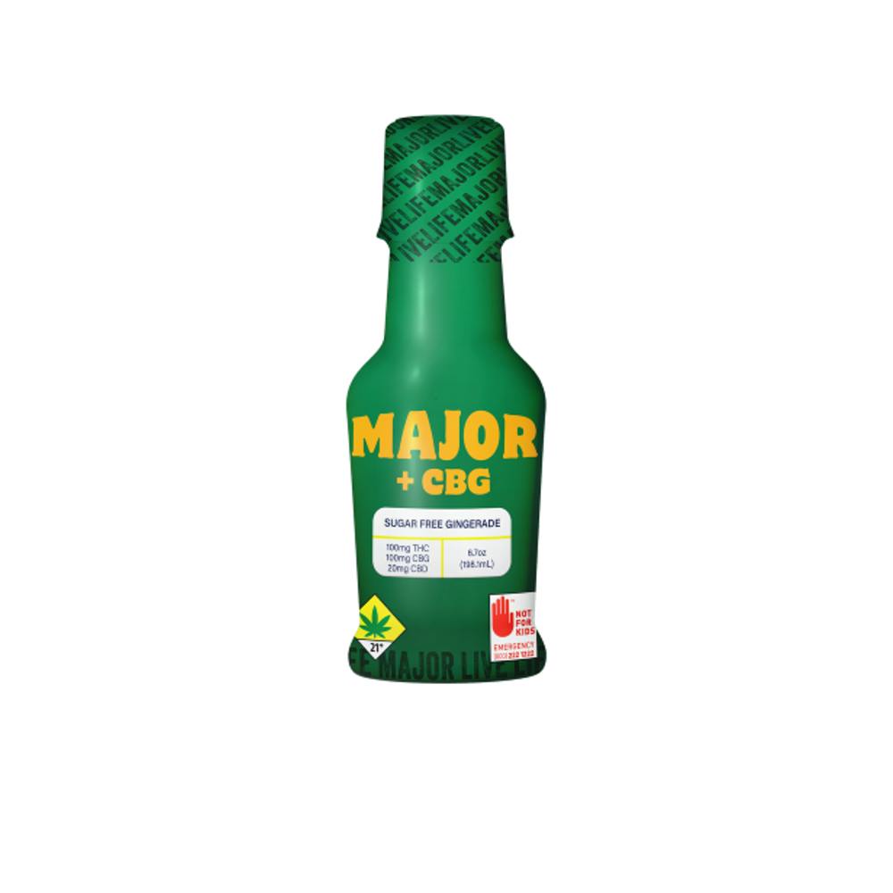 Sugar Free Gingerade [6.7oz] (100mg THC/100mg CBG/20mg CBD) | Major - Drink