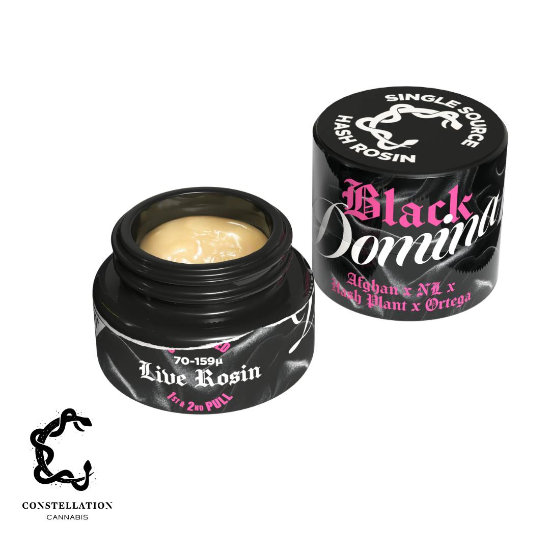 Black Domina [1g] | Constellation Cannabis - Constellation Rosin (Cold Cure)