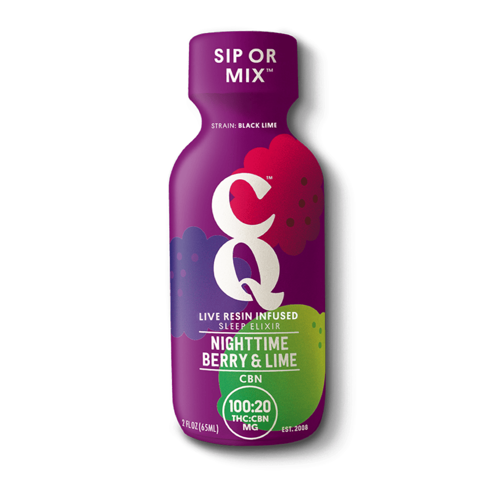 Nighttime Berry Lime w/ BLACK LIME Live Resin [2oz] (100mg/20mg CBN) | CQ/Cannabis Quencher - Shot