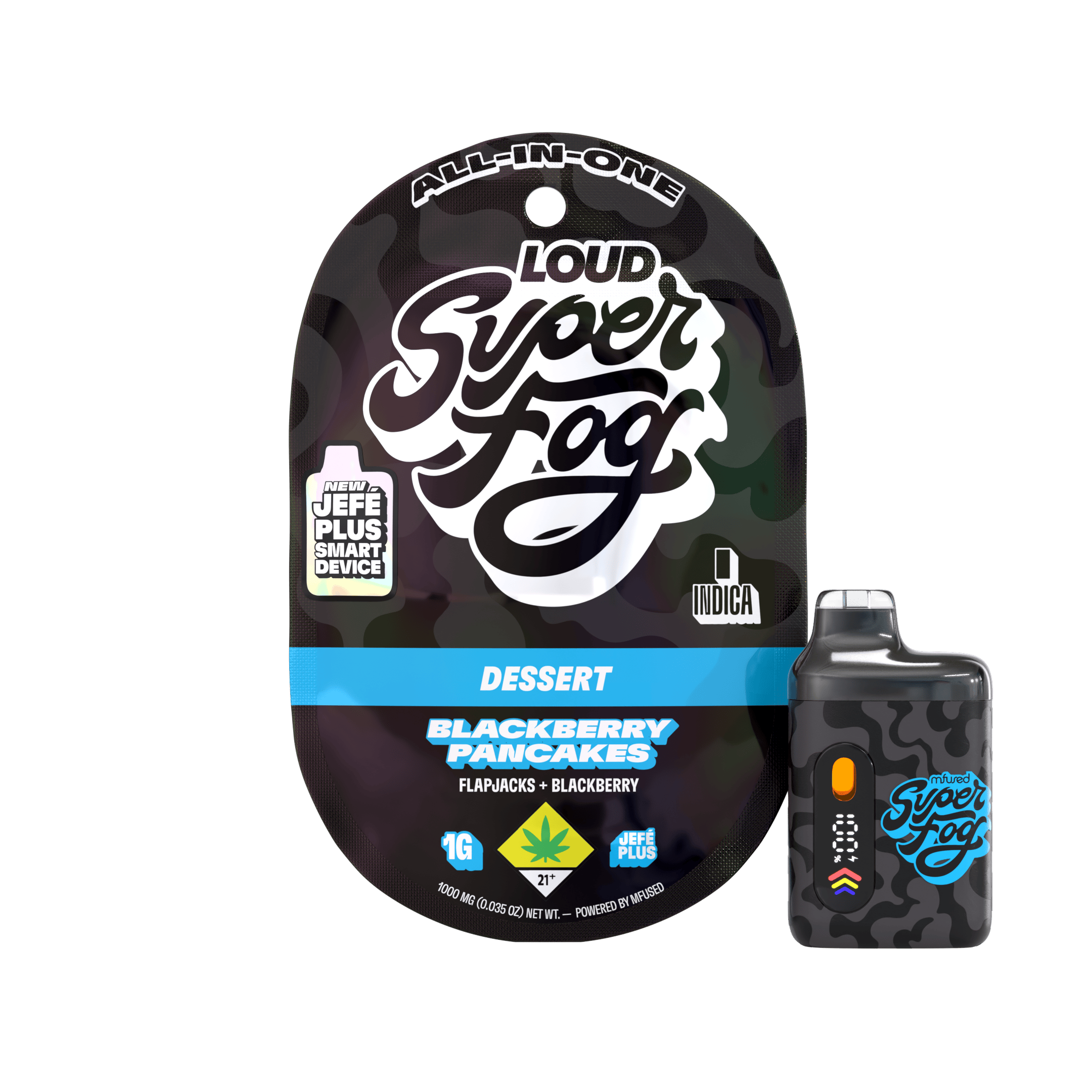 Blackberry Pancakes [1000mg] | Mfused - Super Fog - LOUD High Terpene Extract Jefé Plus